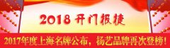 开门报捷！2017年度上海名牌颁布，杨艺再次登榜