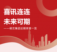喜讯连连，未来可期 | 杨艺集团近期荣誉一览